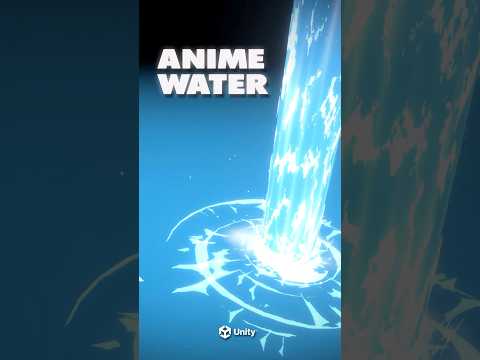 Made this Anime Water Splash in #Unity #anime #water #gamedev