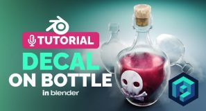 Bottle with Decal Tutorial in Blender | Polygon Runway