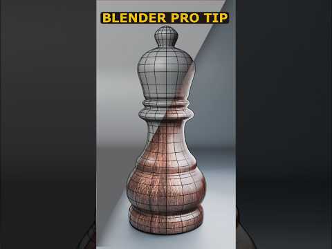 Blender: Try this Pro Tip For Much Faster Modelling. #blender #3d #3dmodeling