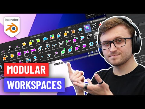 Modular Workspaces 1.8 is Here! (Blender 4.3)