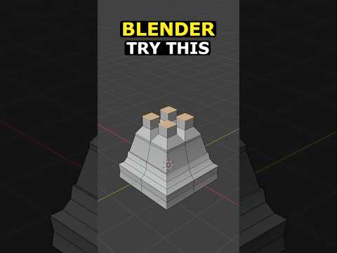 Blender: Extrude Individual Faces #blender #3d #tutorial