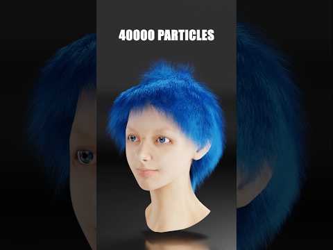 Blender Hair – Let’s keep going Up!! #blender #3D #hairsimulation #animation