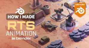 Real Time Strategy Animation in Blender – 3D Modeling Process | Polygon Runway