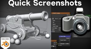 How to Take Quick Screenshots in Blender (Quick Tip)
