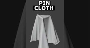 Blender: Pin Cloth FAST & EASY #blender #3d #blender3d #tutorial
