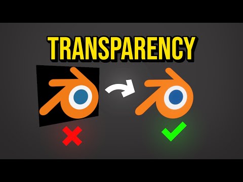 Transparent Images in Blender 4.1.1