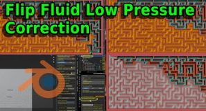 Flip Fluid Pressure Correction Simulations