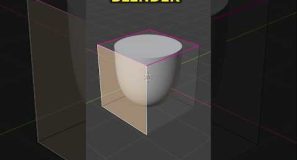 Try Bevel Weight – Blender Pro Tip #3d #blender #blender3d