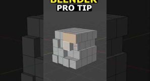 Extrude like a pro! Blender Tip #3d #blender #3dmodeling