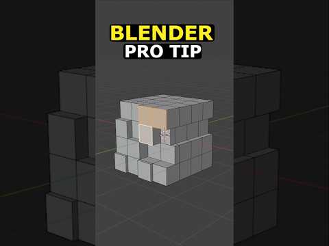 Extrude like a pro! Blender Tip #3d #blender #3dmodeling
