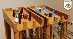 Marble Run (Blender Physics Animation)
