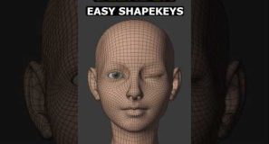 Blender Shapkeys Are EASY!!! Try it out. #blender #3dmodeling #3d #tutorial #blender3d