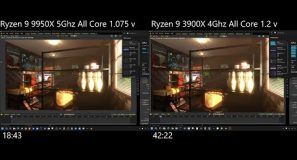 Ryzen 9 9950X vs Ryzen 9 3900X Rendering In Blender Performance Comparison