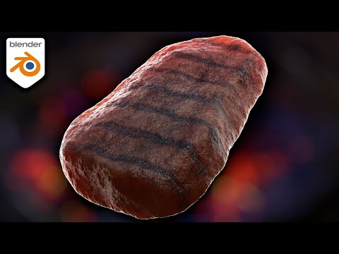 Procedural Beef Steak Material 🥩 (Blender Tutorial)