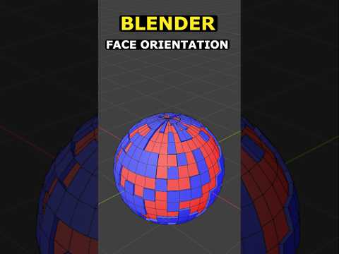 Blender: FIX this Issue – Face Normals #blender #3d #3dmodeling #blender3d