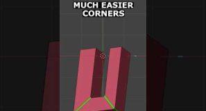 Corners The EASY Way in Blender!! Pro Tip #blender #3dmodeling #3d #blender3d
