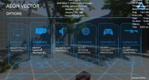 Aeon Vector Game UI Demo (Made in Godot Engine)