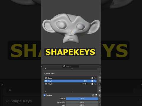 Try Blender Shapkeys – #blender #3d #blender3d