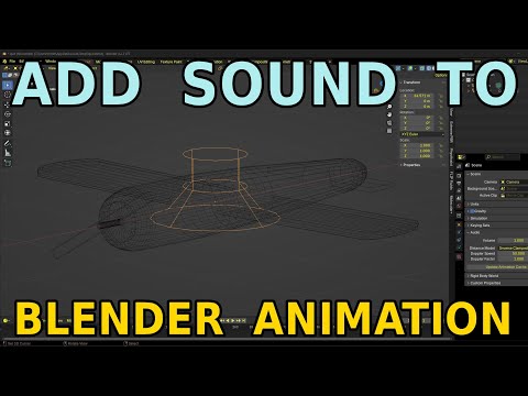 How To Add Audio To Blender Animation