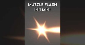 Doing a basic Muzzle Flash for a #game in 60seconds! #gamedev