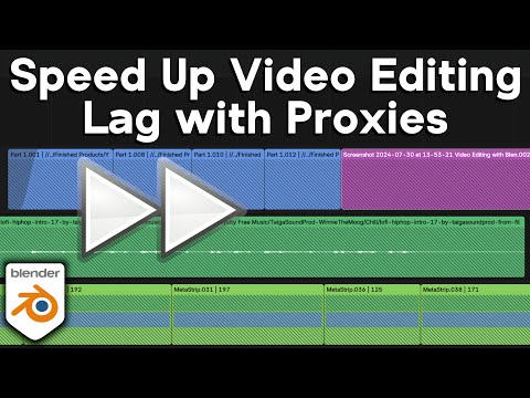How to Speed Up Video Editing Lag with Proxies in Blender