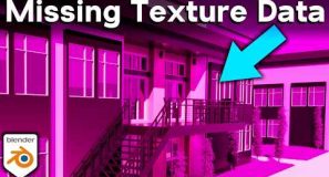 How to Find Missing Texture Data & Pack Files into Blender