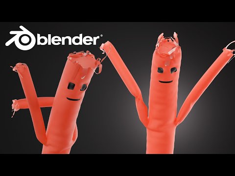 Make a Sky Dancer in Blender | EASY Beginners Tutorial
