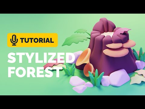 Stylized Forest Tutorial in Blender 3.3 | Polygon Runway