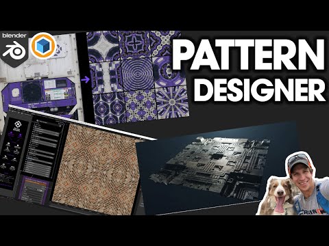 Images to Patterns in Blender with PATTERN DESIGNER!