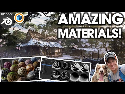 Amazing PROCEDURAL MATERIALS in Blender with Smartify Nodes!