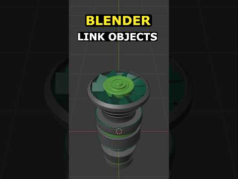 Link Objects Instead! Blender Pro Tip #blender #3dmodeling #3d #tutorial