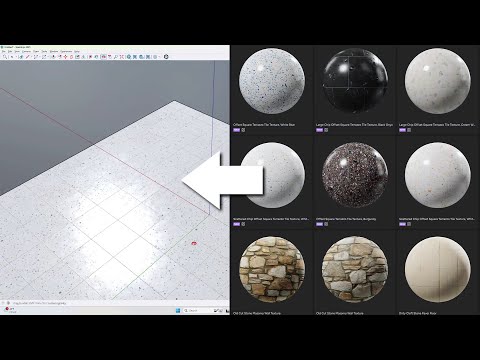 How to use PBR textures in Sketchup 2025