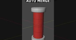 Try Blenders Auto Merge: pro tip #blender #3dmodeling #3d