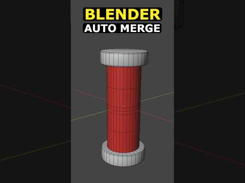 Try Blenders Auto Merge: pro tip #blender #3dmodeling #3d
