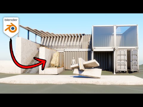 Improvising an Architectural Scene in Blender!