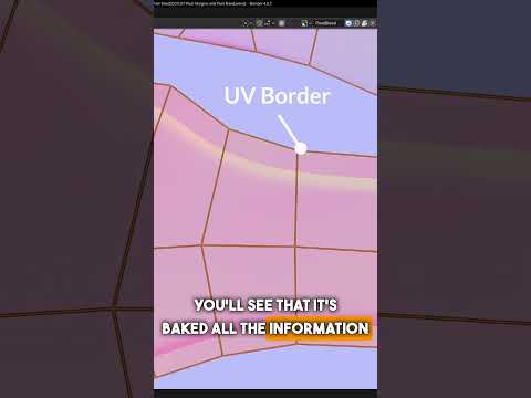 Visible seam lines on your model? Here is how to clean them up 🧼 #b3d #blender3d