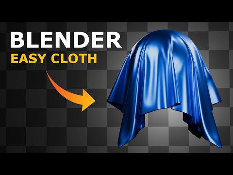 Easiest Cloth Simulation | Blender Tutorial | Beginners