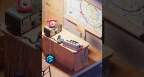 Let’s create a typewriter in Blender #3dillustration #blender3d #3dmodeling #b3d