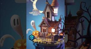 House modeling in Blender #3dillustration #blender3d #3dmodeling #b3d #isometric