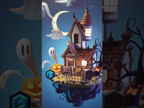 House modeling in Blender #3dillustration #blender3d #3dmodeling #b3d #isometric