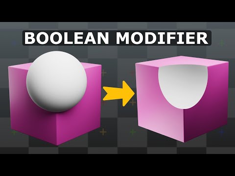 Boolean Modifier For Beginners | Blender Tutorial