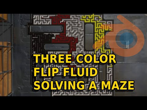 Mixing Fluid Flowing the Path of Least Resistance Blender Flip Fluids