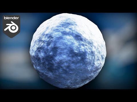 Procedural Icy Snow Material ❄️ (Blender Tutorial)
