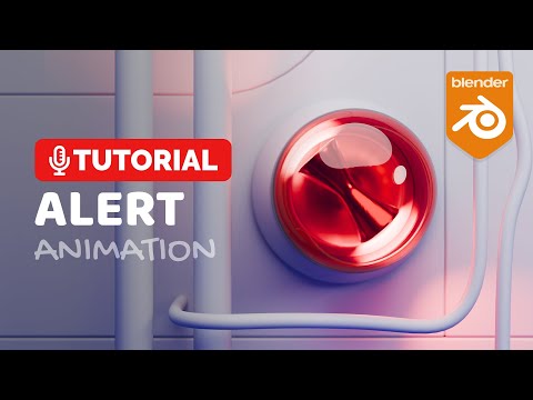 Blender 3D Alert Light Animation Tutorial | Polygon Runway