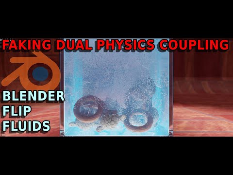 Faking Dual Physics Coupling Blender Flip Fluids