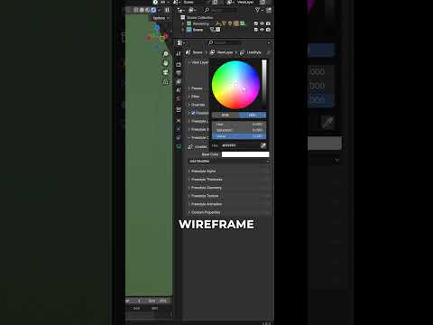 Easy Wireframe Renders in Blender
