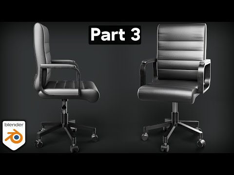 Realistic Office Chair – Part 3 (Blender Tutorial)