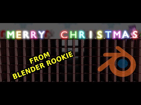 Merry Christmas From Blender Rookie