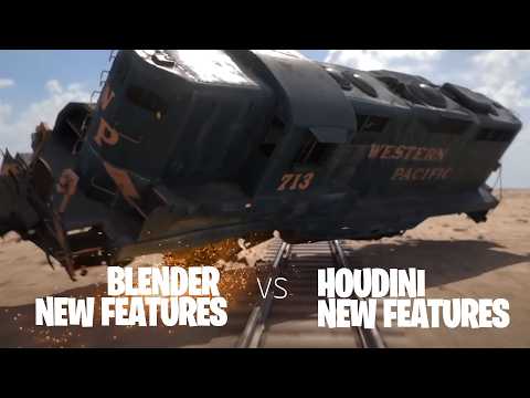 Blender New features Vs Houdini New features