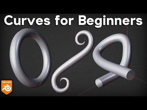 How to Use Curves for Beginners (Blender Tutorial)